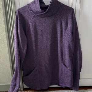 tek gear Purple Funnel Neck Pullover